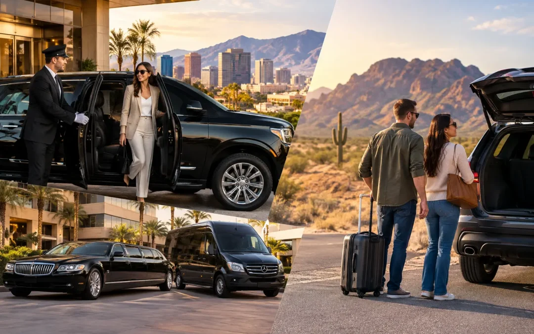 Chauffeured Travel Versus Rental Car for Phoenix